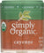 Simply Organic: Mini Cayanne Pepper Ground, .53 Oz