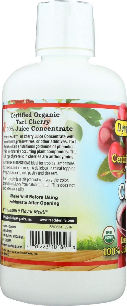 Dynamic Health: Tart Cherry Concentrate Organic, 32 Fo