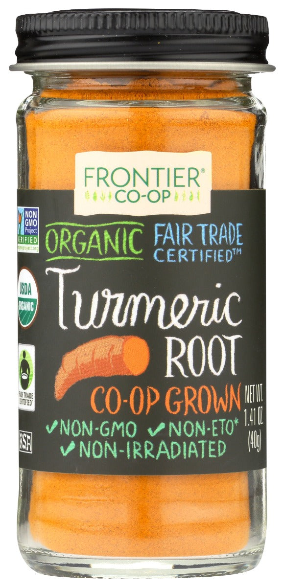 Frontier Herb: Organic Tumeric Root Ground Fair Trade,  1.41 Oz