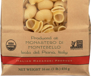 Montebello: Pasta Conchiglie Organic, 16 Oz