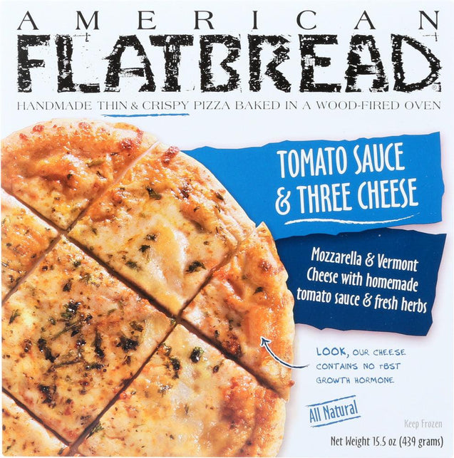 American Flatbread: Tomato Sauce &amp; Three Cheese Pizza, 15.50 Oz - RubertOrganics