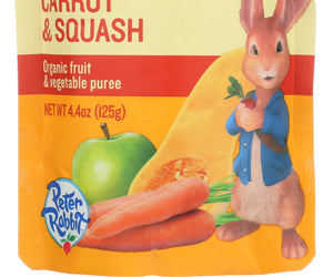 Peter Rabbit: Baby Carrot Squash Apple Organic, 4.4 Oz