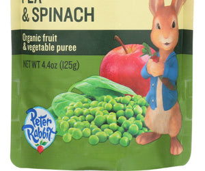 Peter Rabbit: Baby Pea Spinach Apple Organic, 4.4 Oz
