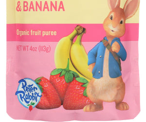 Peter Rabbit: Baby Strawberry Banana Organic, 4 Oz