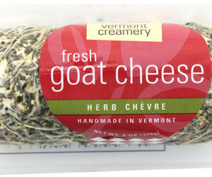 Vermont: Herb Chevre Fresh Goat Cheese Log, 4 Oz