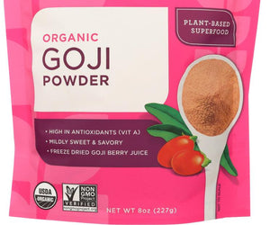 Navitas: Goji Dried Powder Organic, 8 Oz - RubertOrganics