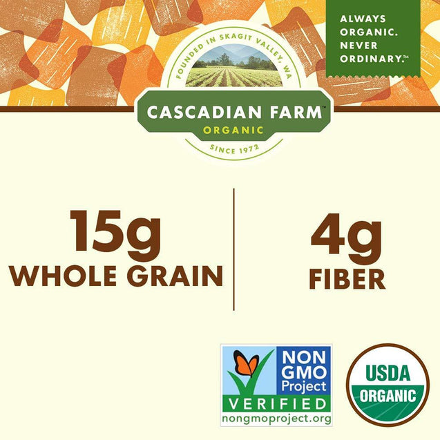 Cascadian Farm: Graham Crunch Cereal, 9.6 Oz - RubertOrganics
