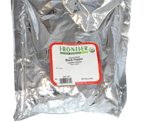 Frontier Herb: Black Pepper Organic, 16 Oz - RubertOrganics