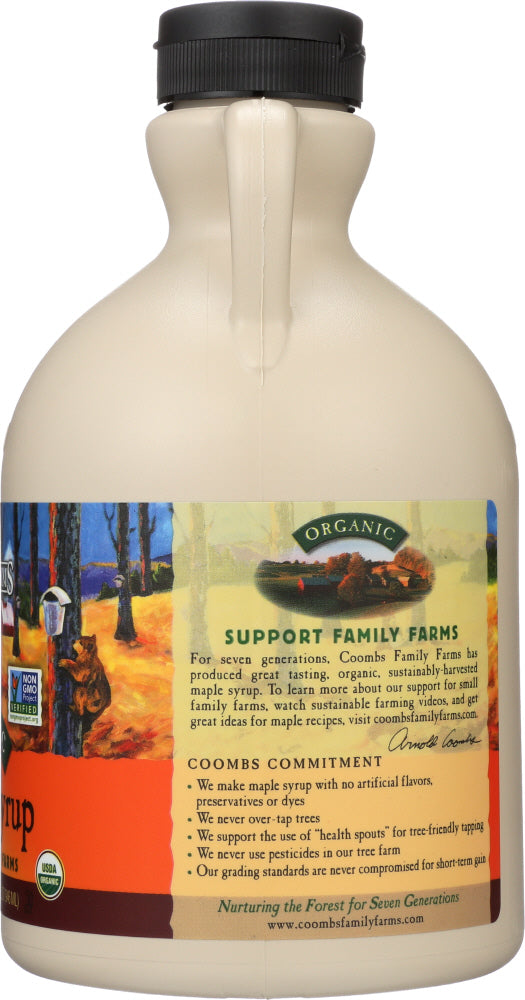 Coombs Family Farms: Grade A Organic Maple Syrup Dark Color, 32 Oz