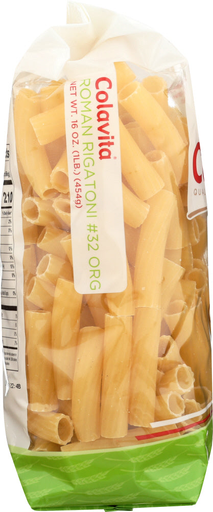 Colavita: Pasta Roman Rigatoni Organic, 16 Oz