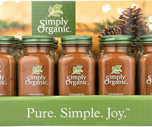Simply Organic: Ground Cinnamon 15 Count Display, 1 Ds