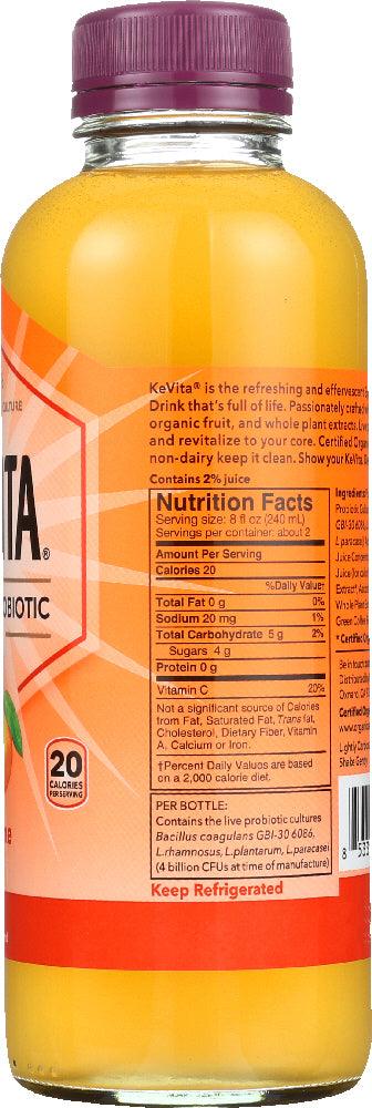 Kevita: Sparkling Probiotic Tangerine Drink, 15.20 Oz - RubertOrganics