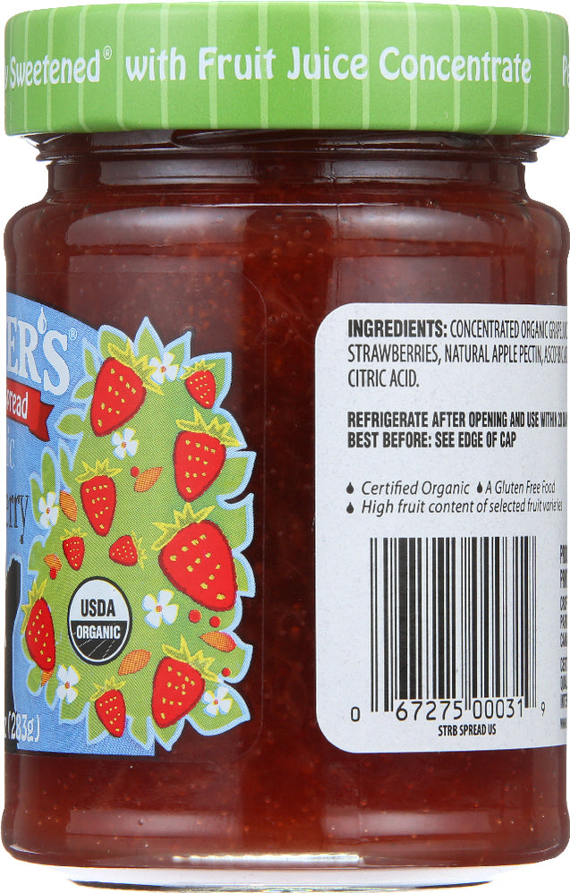 Crofters: Organic Strawberry Fruit Spread, 10 Oz