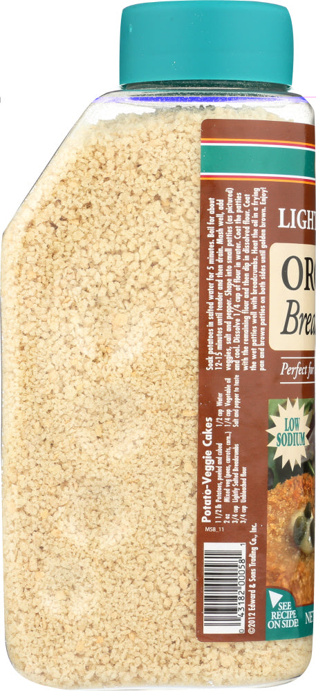 Edward & Sons: Bread Crumb Lightly Salted Organic, 15 Oz