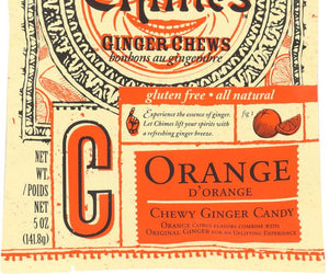 Chimes: Orange Ginger Chews Bag, 5 Oz - RubertOrganics
