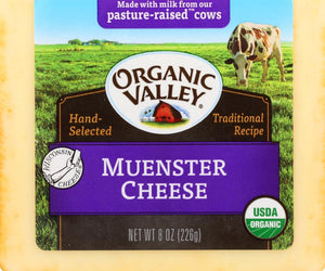 Organic Valley: Muenster Cheese, 8 Oz - RubertOrganics