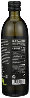 O: Oil Olive Extra Virgin California Organic, 500 Ml