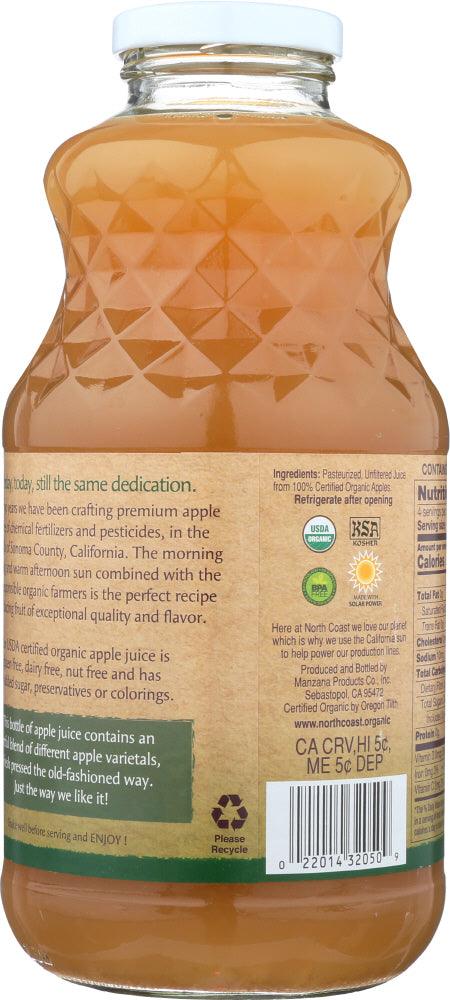 North Coast: Juice Apple Organic, 32 Oz - RubertOrganics