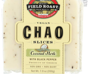 Field Roast: Chao Slices Coconut Herb Cheese, 7 Oz - RubertOrganics