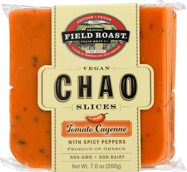 Field Roast: Chao Slices Tomato Cayenne Cheese, 7 Oz - RubertOrganics