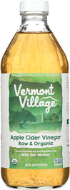 Vermont Village: Raw & Organic Apple Cider Vinegar, 16 Oz