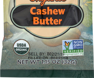 Once Again: Cashew Butter Squeeze Pack Organic, 1.15 Oz