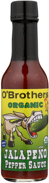O Brothers: Hot Sauce Jalapeno Organic, 5 Oz