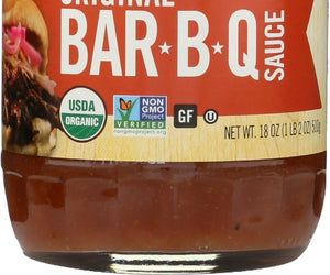 Woodstock: Sauce Organic Bbq Original, 18 Oz