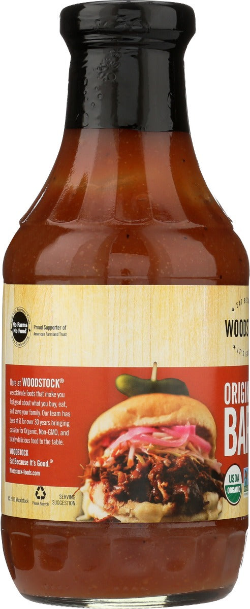 Woodstock: Sauce Organic Bbq Original, 18 Oz