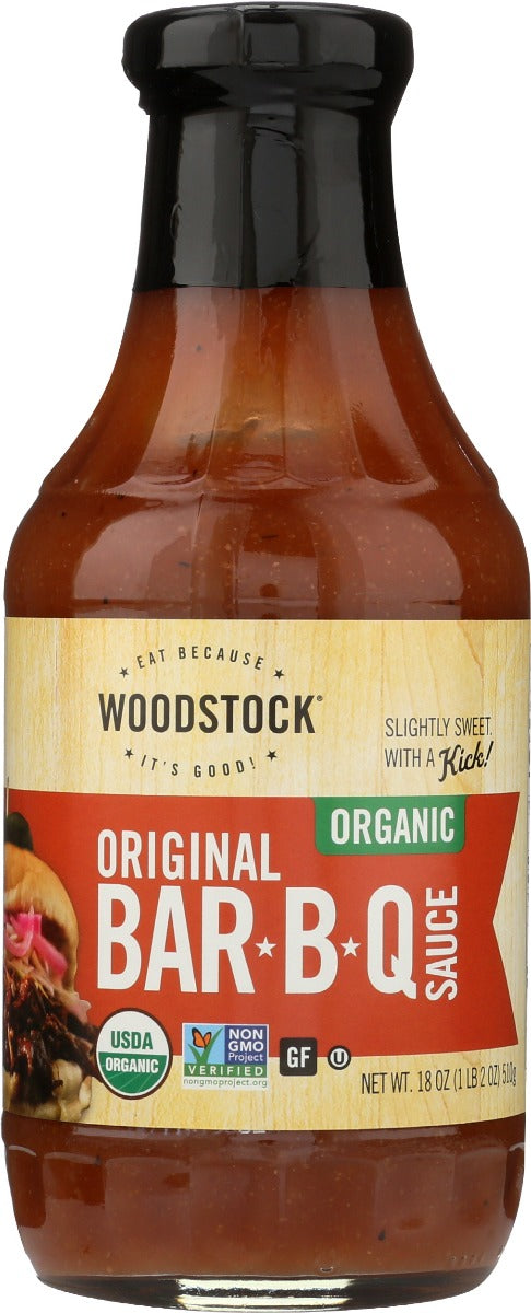 Woodstock: Sauce Organic Bbq Original, 18 Oz