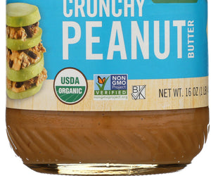 Woodstock: Peanut Butter Crunchy Salted Organic, 16 Oz