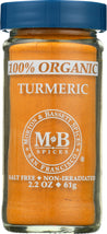 Morton & Bassett: Turmeric 100% Organic, 2.2 Oz