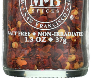 Morton & Bassett: Spice Red Chili Flakes Organic, 1.3 Oz