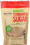 Woodstock: Sugar Turbinado Organic, 16 Oz