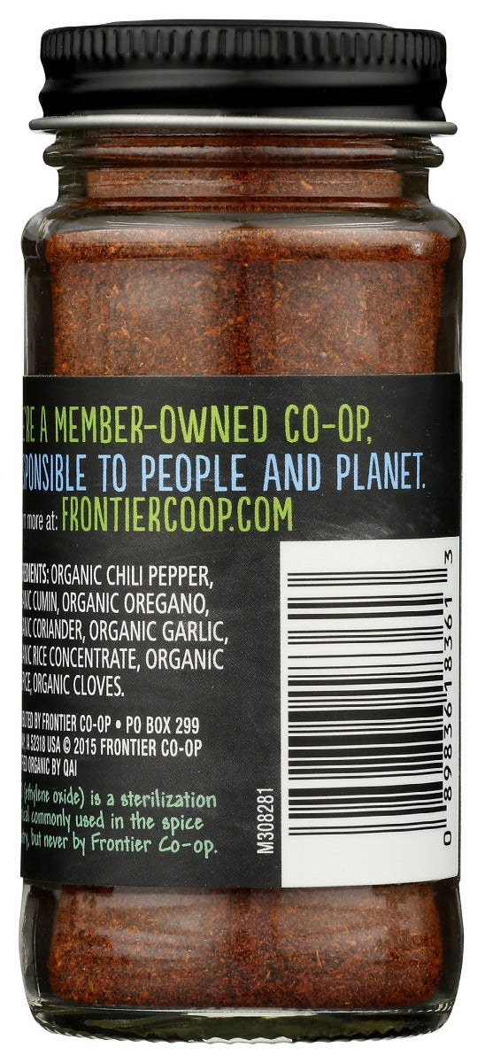 Frontier Herb: Chili Powder Cert Organic, 1.94 Oz