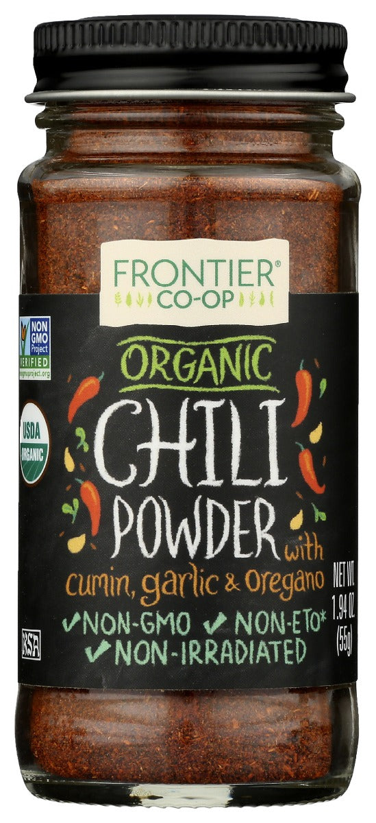 Frontier Herb: Chili Powder Cert Organic, 1.94 Oz