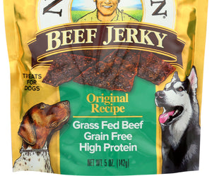 Newmans Own Organic: Dog Treat Beef Jerky Original, 5 Oz