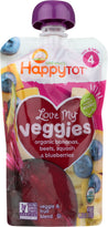 Happy Tot: Veggies Ban Beet Squash Blueberries Organic, 4.22 Oz