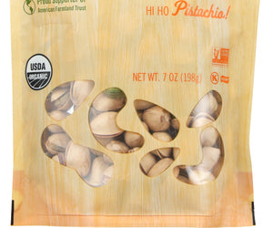 Woodstock: Pistachios Organic Dry Roasted And Salted, 7 Oz