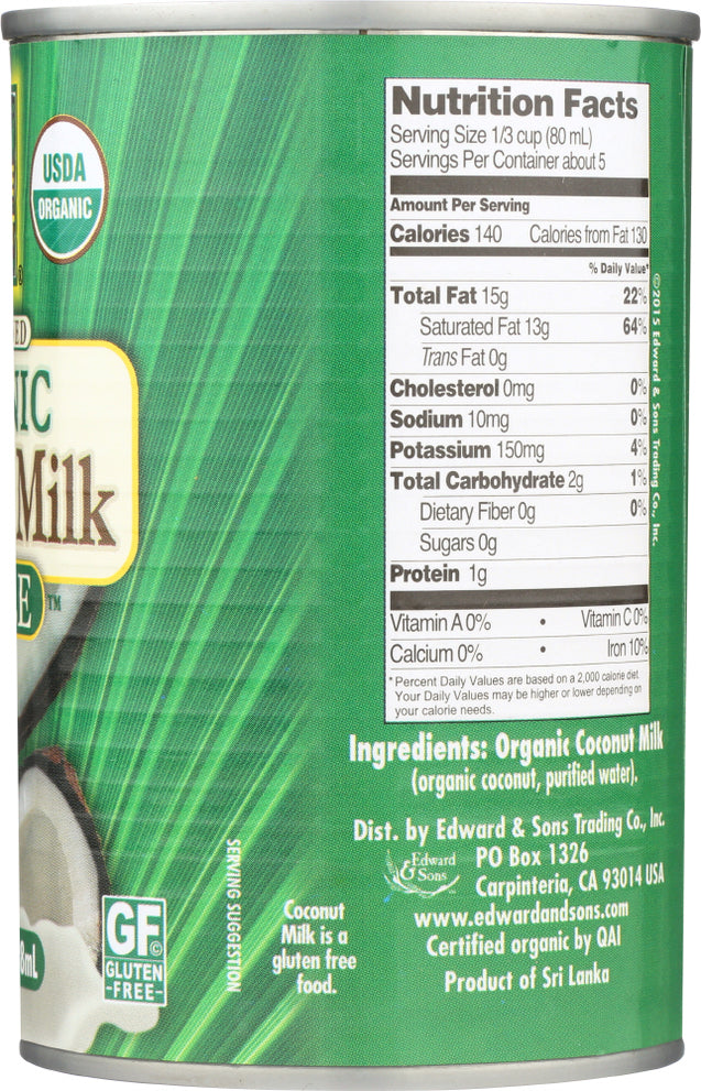 Native Forest: Simple Unsweetened Organic Coconut Milk, 13.5 Oz