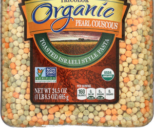 Riceselect: Organic Tri Color Pearl Couscous, 24.5 Oz