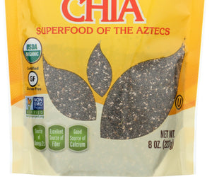 Natures Earthly Choice: Organic Chia Seeds, 8 Oz