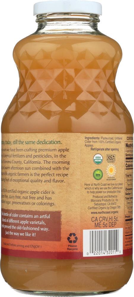 North Coast: Cider Apple Organic, 32 Oz - RubertOrganics