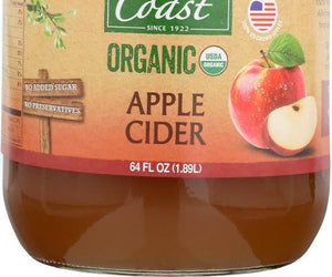 North Coast: Cider Apple Pistol Grip Organic, 64 Oz - RubertOrganics