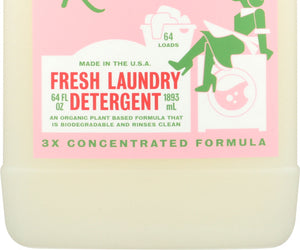 Rebel Green: Fresh Laundry Detergent Pink Lilac, 64 Oz