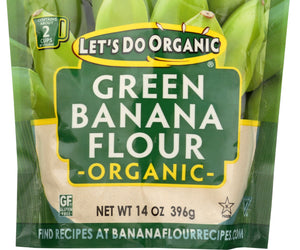Lets Do Organics: Organic Green Banana Flour, 14 Oz