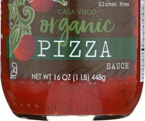 Casa Visco: Organic Pizza Sauce, 16 Oz - RubertOrganics