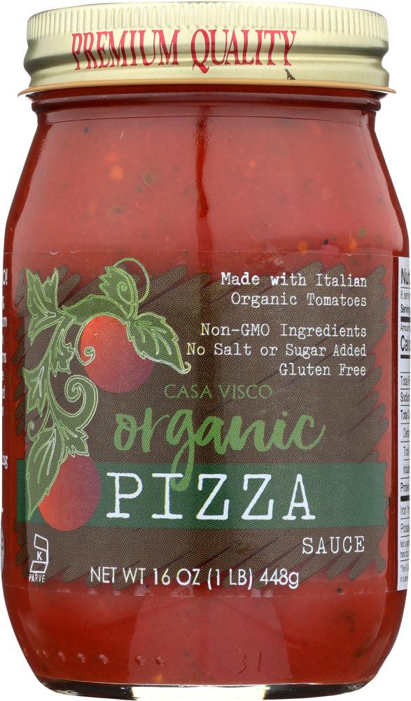 Casa Visco: Organic Pizza Sauce, 16 Oz - RubertOrganics