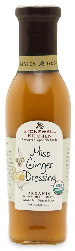 Stonewall Kitchen: Organic Miso Ginger Dressing, 11 Fo