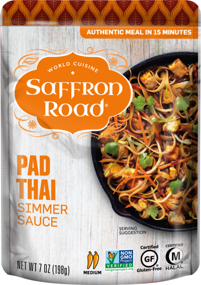 Saffron Road: Pad Thai Simmer Sauce, 7 Oz